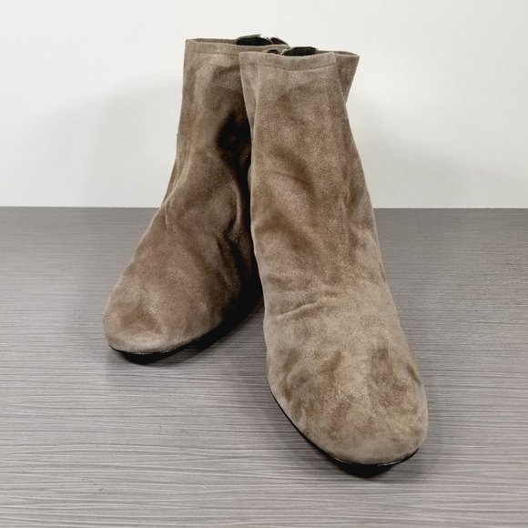Via Spiga Nadia Bootie, Tan Suede, Womens Size 9.5 M / 39.5 - Picture 4 of 10
